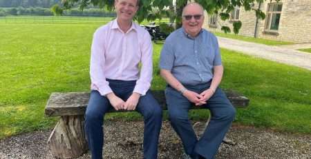 Men on bench