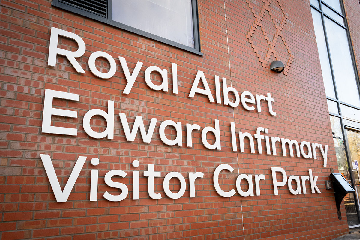 Royal Albert Edward Infirmary - multi-storey car park